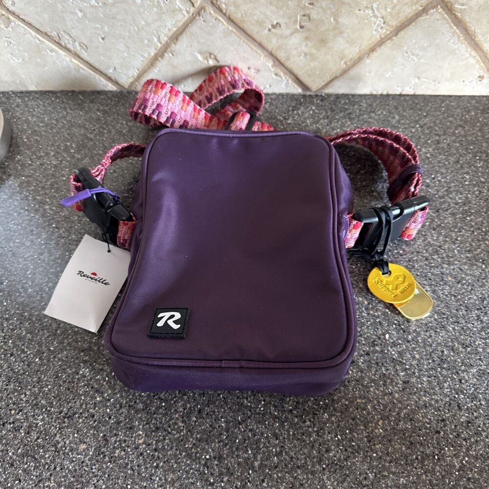 R. Riveter Reveille The Josie In Purple & Pink Crossbody Bag Purse New